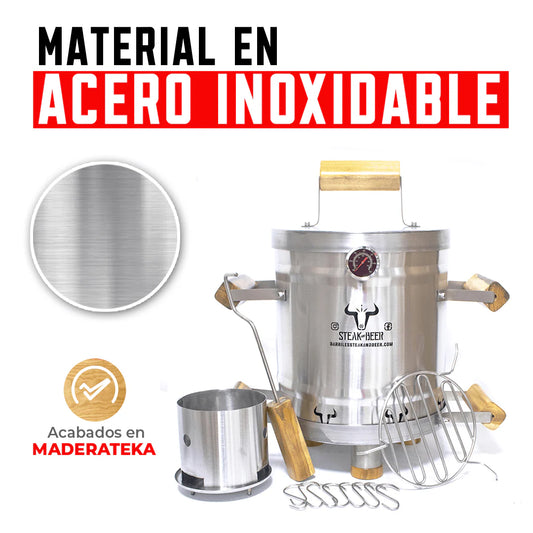 Barril Asador en Acero Inoxidable